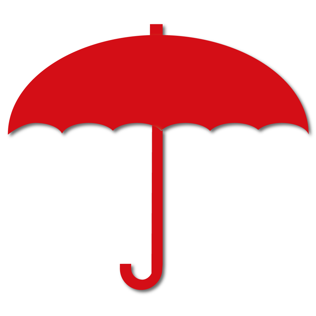 Regenschirm Deckel geöffnet
