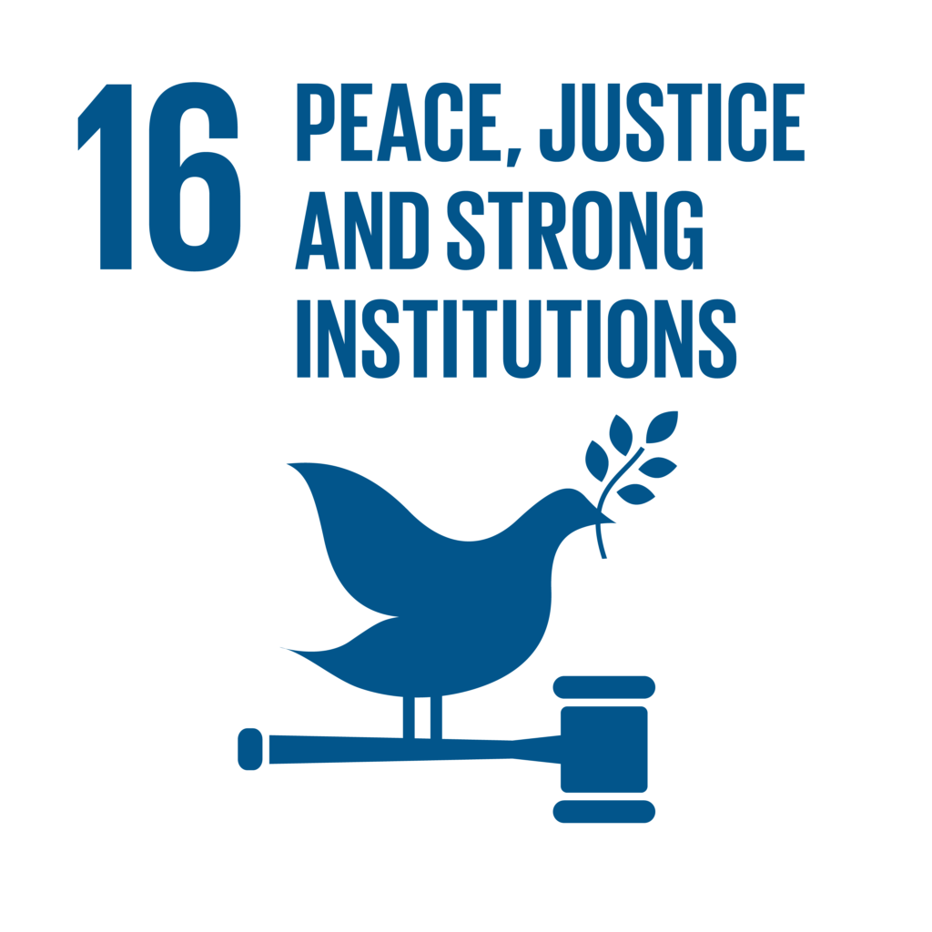 agenda 2030 peace, justice and strong institutions