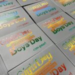 Labeled con-pearl boards for Girls & Boys Day 2024