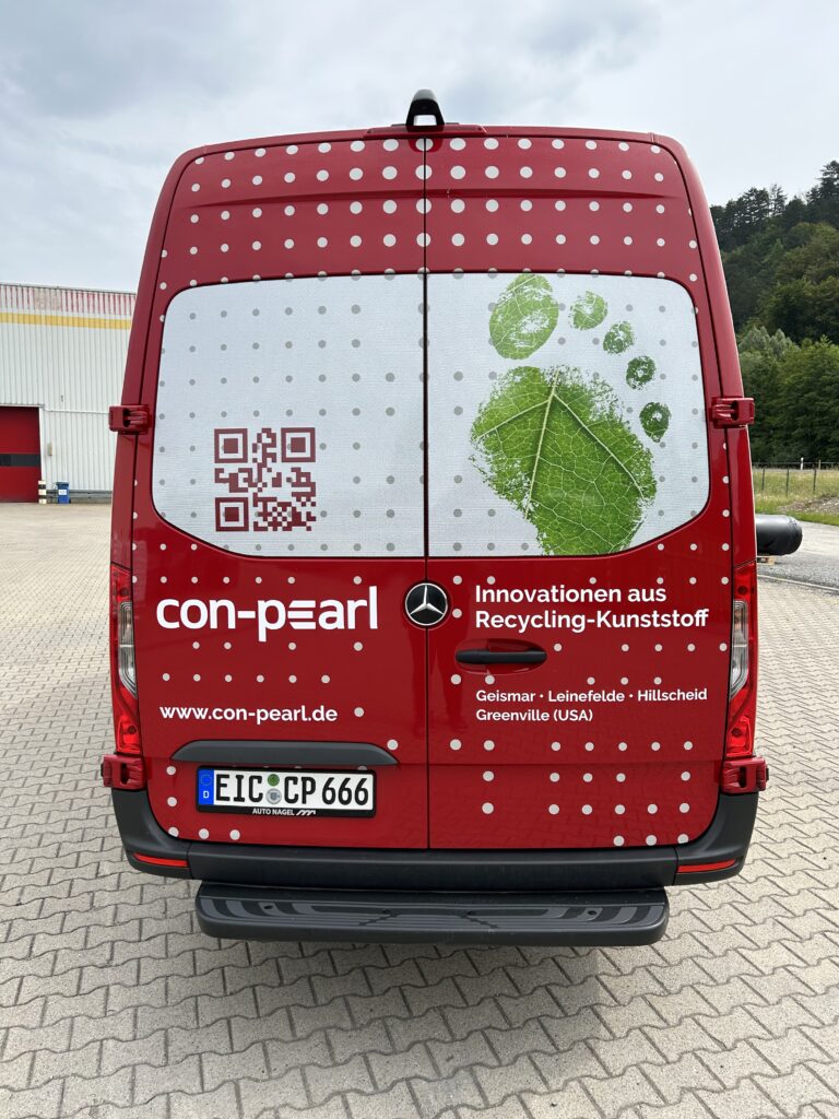 con-pearl Sprinter mit neuem Leitmotiv - Heckansicht