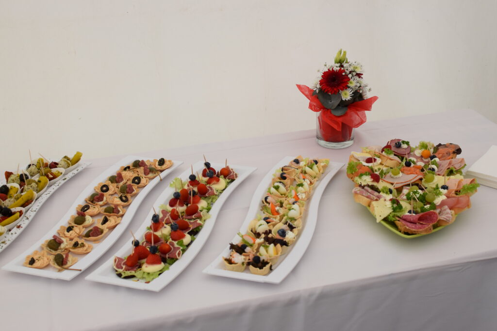 Culinary delicacies at the opening event