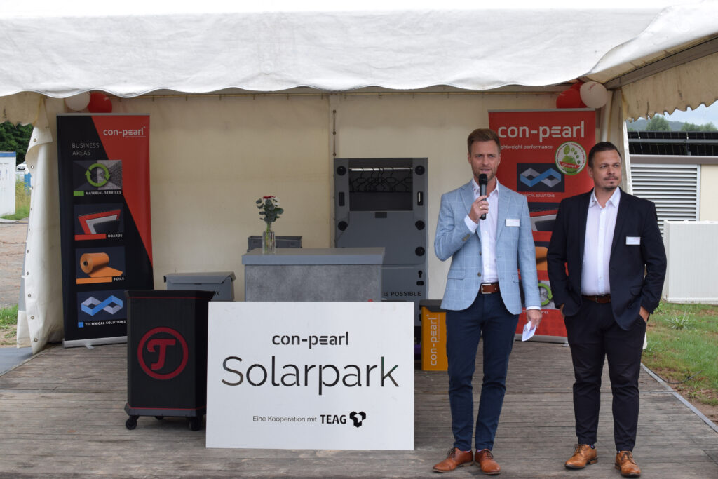 Representatives of TEAG Solar - Sebastian Hojny and Philipp Riesmeyer